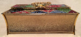 Judith Leiber Multicolor Swarovski Crystal Top Flap Box Minaudiere Evening Bag