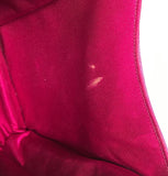 Judith Leiber Vintage Hot Pink Silk Evening Bag Wristlet