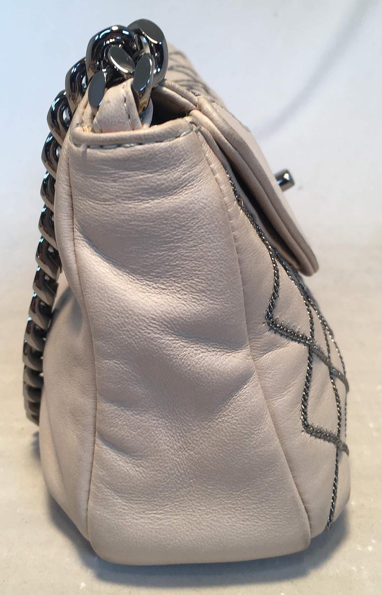 gray chanel purse