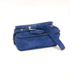 Lexie/S Pop Blue Suede Cross Body Bag