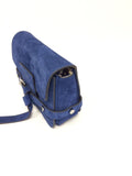 Lexie/S Pop Blue Suede Cross Body Bag