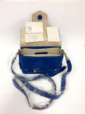 Lexie/S Pop Blue Suede Cross Body Bag