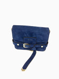 Lexie/S Pop Blue Suede Cross Body Bag