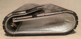 Jimmy Choo Black and Silver Printed Acrylic Clutch