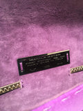 VBH Manilla Meter Purple Silk Satin Envelope Clutch