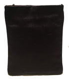 Anya Hindmarch Black Silk Beaded Handle Evening Bag