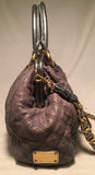 Marc Jacobs Quilted Grey Leather Stam Bag