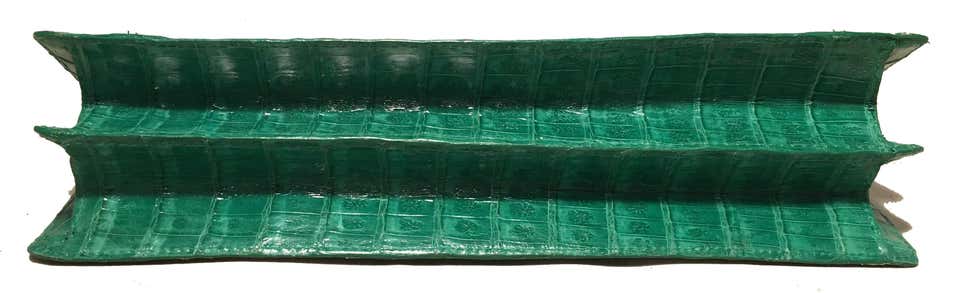 Crocodile satchel Nancy Gonzalez Green in Crocodile - 25255882