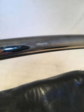 Prada Black Leather Bar Top Handle Convertible Handbag