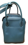 Hermes Blue Jean Swift Leather 30cm Lindy Bag