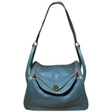 Hermes Blue Jean Swift Leather 30cm Lindy Bag