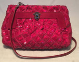 Marc Jacobs Pink Sequin Frog Clutch Shoulder Bag