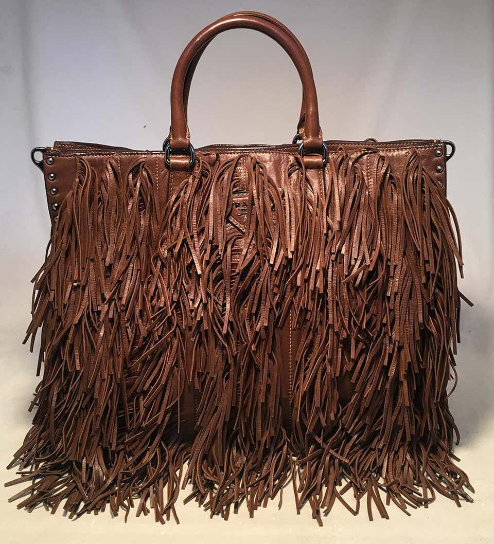 Prada fringe on sale bag
