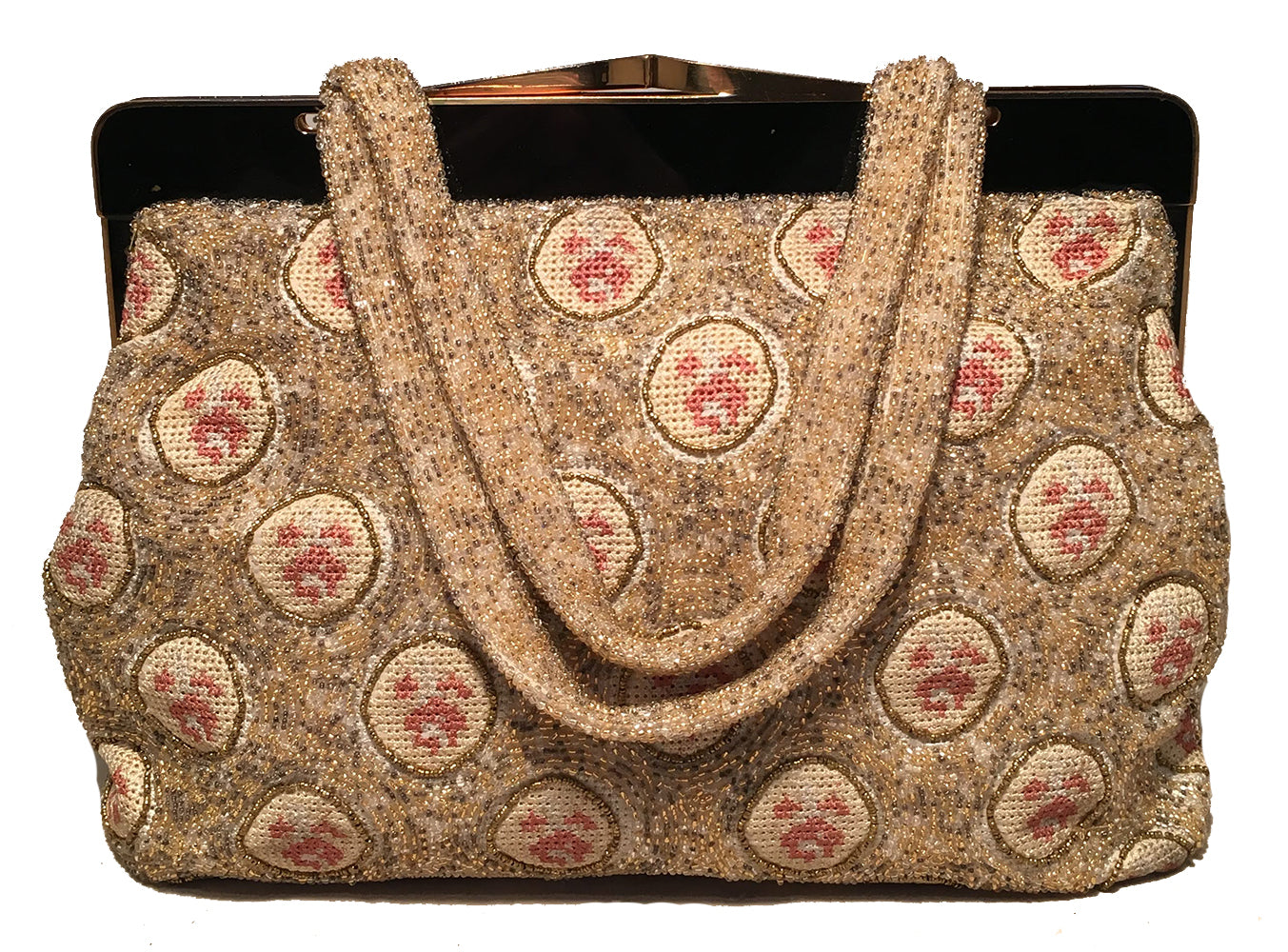 Vintage 1940s Saks Fifth Avenue Glass Beaded Needlepoint Purse – Dignity  Jewels Inc.