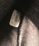 RARE Chanel Vintage Black Silk Chain Cage Evening Shoulder Bag