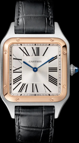 Cartier SS/RG Santos on Strap Model #W2SA0011