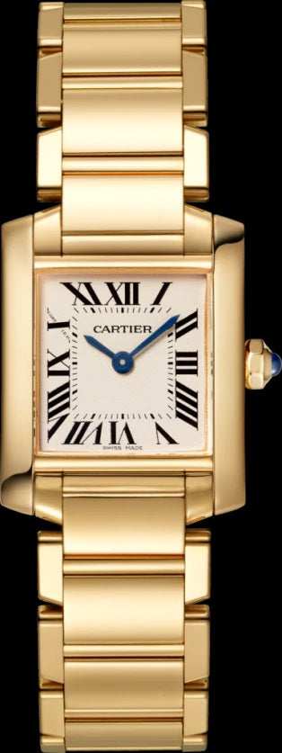 Cartier YG Small Tank Francaise Model #WGTA0031