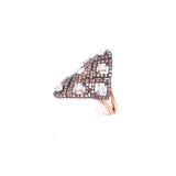 1.06ct Brown Diamond 14K Rose Gold Ring