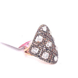 1.06ct Brown Diamond 14K Rose Gold Ring