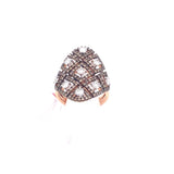1.06ct Brown Diamond 14K Rose Gold Ring