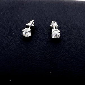 0.52ct Diamonds 14K White Gold Stud Earrings