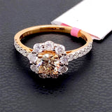 0.54ct Brown Diamond 18K Rose Gold Ring