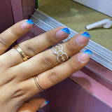 0.37ct Fancy Diamond 18K White Gold Ring