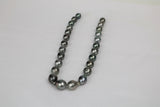 11-13mm Tahitian Drop Necklace with Gold Clasp