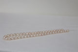 8-8.5mm Japanese Akoya Baroque Necklace with Gold Clasp