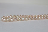8-8.5mm Japanese Akoya Baroque Necklace with Gold Clasp