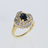 1.59ct Natural Blue Sapphire 14K Yellow Gold Ring