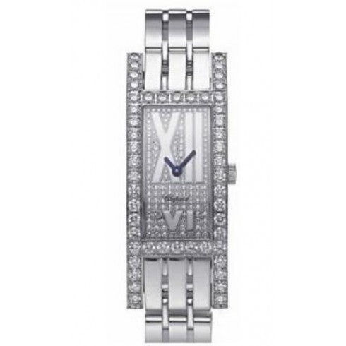 Chopard H Watch WG on Bracelet with Pave Dial Model #109052/1001