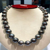 Black Tahitian pearl 31pcs 13-14mm 18 inches