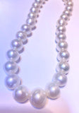 Button white south sea pearl 12-14mm 33pcs 16inches