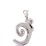 2.5ct Approx Natural Diamonds 14K White Gold Pendant